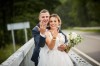 Auskarai - Frosted - Slim - White - Crystal - Wedding 