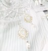 Auskarai - MAGNUS - Ivory - White opal - Wedding 