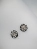 Auskarai prie ausies - DIANA - Silver Night - Black 