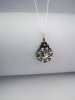 Auskarai prie ausies - DIANA - Silver Night - Black 