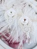 Klipsai - Flamenco - White - Crystal - Wedding 