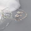 Plaukų lankelis - GLORIA SHINE - Crystal - Vintage rose - Silver - Wedding 