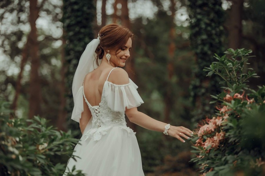 Apyrankė - Flamenco - Duo - Ivory - Crystal - Wedding 